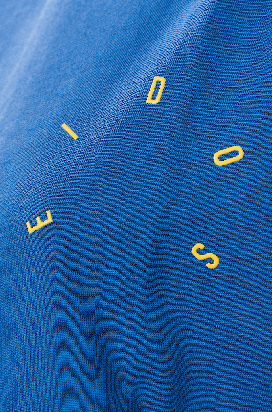Eidos signature over-sized blue tee