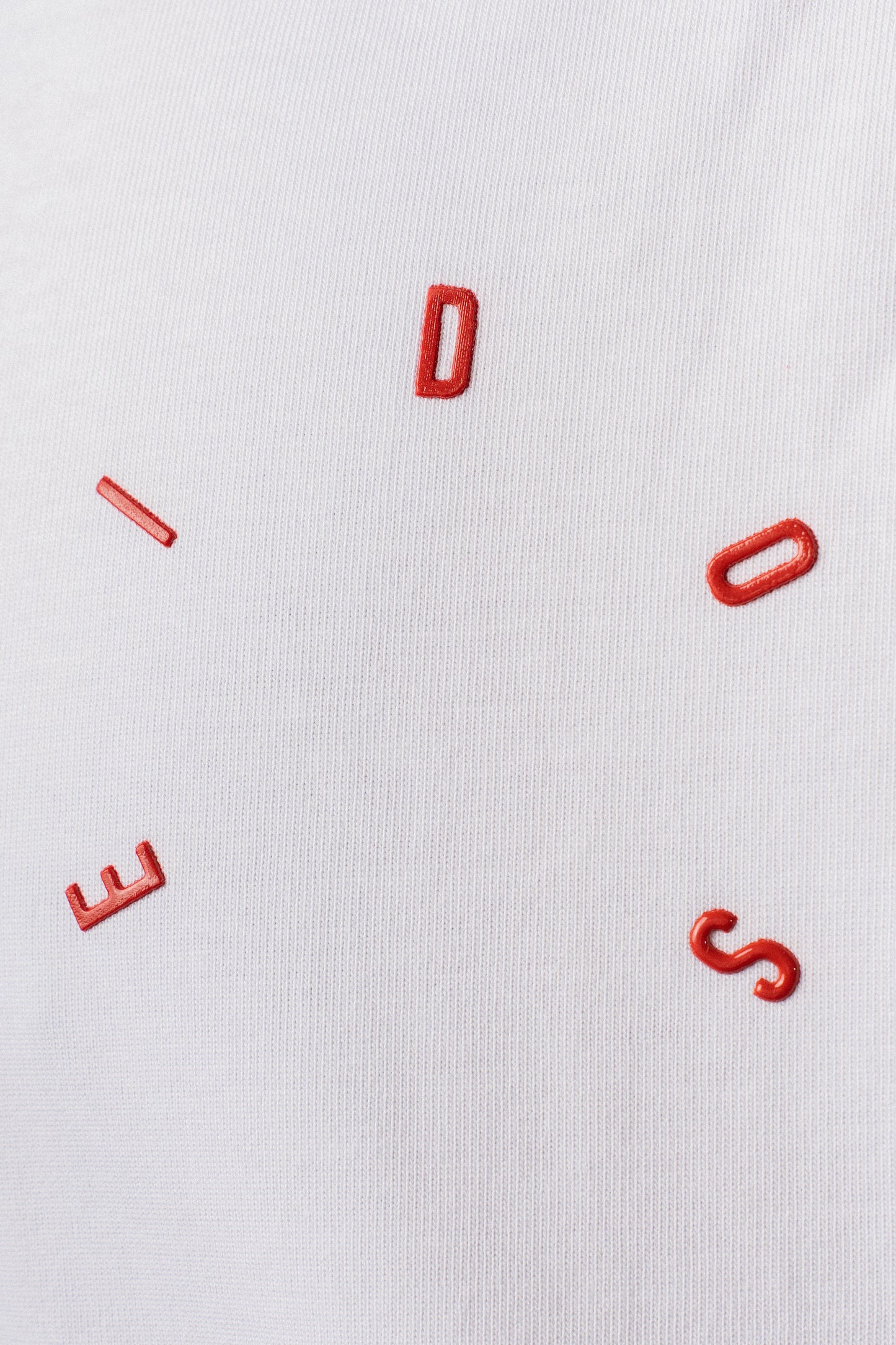 Eidos signature over-sized white tee